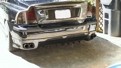 Rear Bumper Skirt / Lower Diffuser With Fins / Ribs SHARK For Volvo S60R / V70R • $50.93