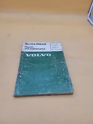 1975 Volvo Cl System B19 B21 B23 240 Service Shop Repair Guide Manual Section 2 • $32