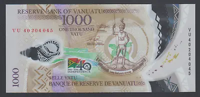 Vanuatu  1000  Vatu  2020  UNC  P. 21  Banknote Uncirculated • $18.50