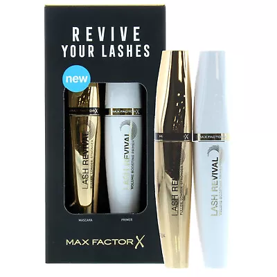 Max Factor Lash Revival Set 2PC - Contains Black Mascara And Primer • £11.99