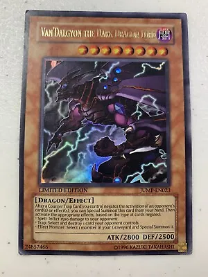 Yugioh Card Van'Dalgyon The Dark Dragon Lord JUMP-EN023 ULTRA RARE • $4