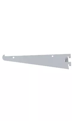 8 Inch Chrome Metal Shelf Bracket For Slotted Standard - ½ Inch Slots 1 Inch On • $27.49