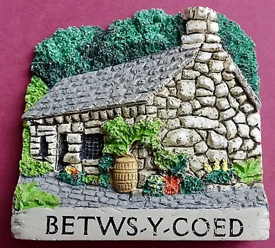 £2.45 • Buy Souvenir Fridge Magnet Betws-Y-Coed Stone Cottage Wales