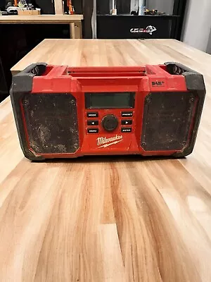 Milwaukee M18JSRDAB+-0 Jobsite DAB Body Only Radio - Red DAB • £80