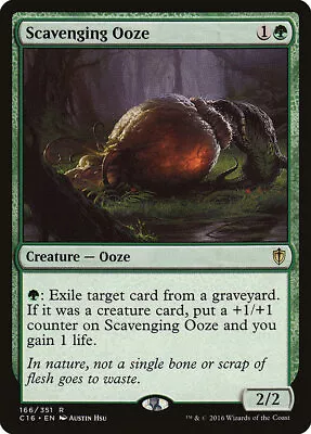 MTG Magic The Gathering Scavenging Ooze (166/392) Commander 2016 NM • $0.99