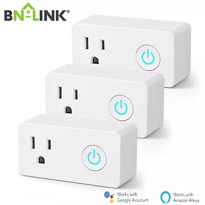 BN-LINK 3 Pack WiFi Heavy Duty Smart Plug Outlet With Timer Function 2.4Ghz ETL • $19.31