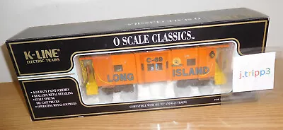 K-line K612-3741 Long Island Lirr Bay Window Caboose C-69 Train O Scale Smoke • $89.95