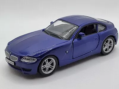BMW Z4 M Coupe Blue 1:32 Scale Diecast Burago Car  • £8
