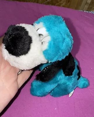 Vintage Blue Liberty Toy Puppy Dog Plush Stuffed Animal 8 Inch • $10