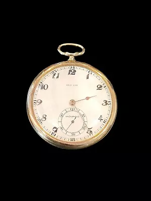 Rare Vintage Movado Alf Lie 14kt Gold Pocket Watch Beautiful Runs • $1499.95