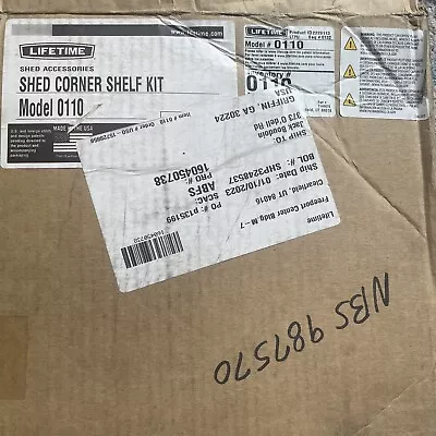 Lifetime Shed Model 0110 Corner Shelf Kit • £33.12