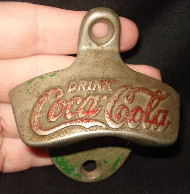 Vintage Starr X USA Cast Metal Drink Coca Cola Wall Mount Bottle Cap Opener • $9.99