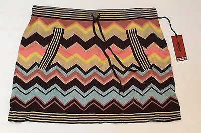 NWT Missoni For Target Size L Colore Chevron Stripe Sweater Mini Skirt • $49.95