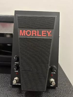 1992 MORLEY Pro Serie PDW Guitar Effect Distortion Wah 1990's Black Red • $95