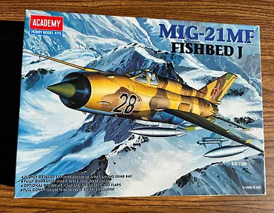 RUSSIAN MIG-21MF Fishbed J 1/48 Scale Aircraft Model Kit Academy #2171 Soviet • $22.99