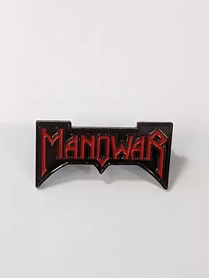 Manowar - Death Metal - Enamel Pin BADGE Heavy Metal Guitar Rock Band Brooch Pin • $7.95