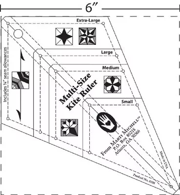 Marti Michell Kite Ruler • $23.39