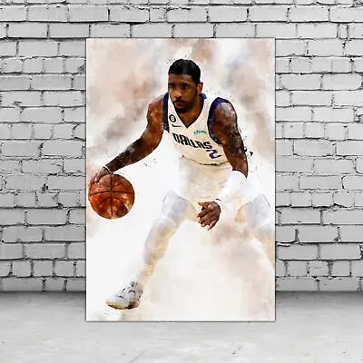 $109.99 • Buy Kyrie Irving Watercolor, Dallas Mavericks Wall Art, Mavericks NBA Championship 