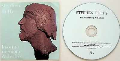 Stephen Duffy – Kiss Me / Memory & Desire PROMO 2 Track CD (2010) The Lilac Time • £8.99