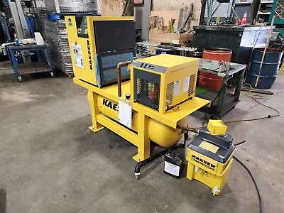 SM-11 Kaeser Screw Air Compressor Assembly With Dryer Tank And Oil Separator • $6300
