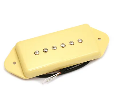 Cream Dogear P90 Style RwRp Neck Guitar Pickup For Gibson/Epiphone® PU-P9D-NC • $16