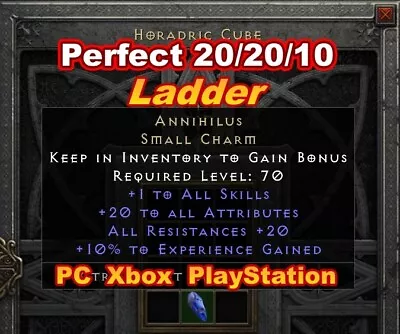 Perfect Annihilus ⭐ Ladder 20/20/10 Anni Diablo 2 Resurrected D2R SC PC/PS/Xbox • $17.49
