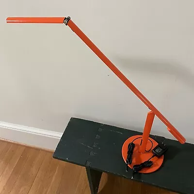$125 • Buy KONCEPT EQUO Z-Bar  Orange Desk Lamp LED Office Modern Art Model ELX-A-W-ORG