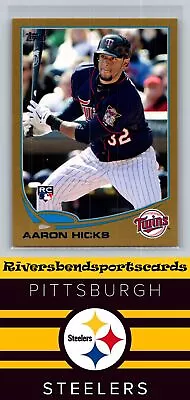 2013 Topps #346 Aaron Hicks Gold #/2013 • $1.50