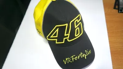Valentino Rossi VR46 CAP Racing Moto GP Men's Hat Yellow/black Strapback • $15.90