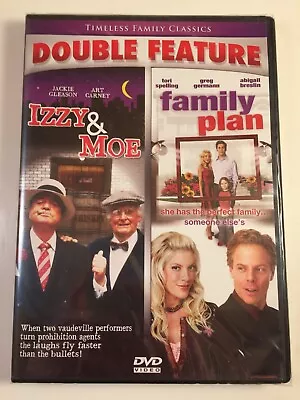 Izzy & Moe/Family Plan DVD2010 Jackie Gleason Art Carney Tory Spelling OOP • $12.99