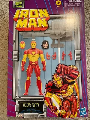 Marvel Legends Retro Iron Man Plasma Cannon Pulse Exclusive Deluxe 6” Figure • $24.95