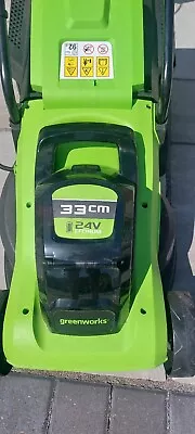 £60 • Buy Greenworks Cordless Lawn Mower  24V.  Battery And Charger Included. 