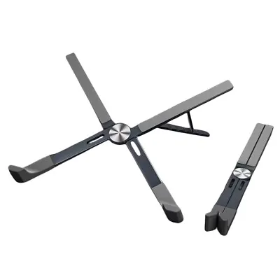 Laptop Stand Riser Notebook Holder Portable Adjustable Aluminum Alloy X Type • $14.44