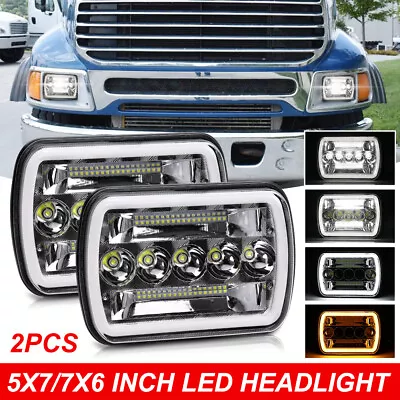 2PCS For Sterling Commercial Truck LT9500 7x6  5X7  LED Headlights Sealed Beam • $90.99