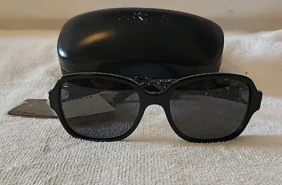 COACH L1031 HC8241 551087 Black  Women's 57 Mm Sunglasses With CASE • $125