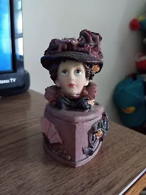 Cornerstone Creations Vintage Victorian Lady Trinket/ Ring Box • $4.22