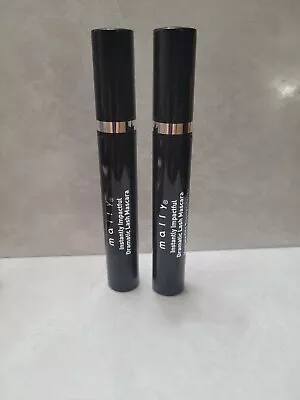 2 MALLY Instantly Impactful Dramatic Lash Mascaras Black Full Size NWOB  • $12.99