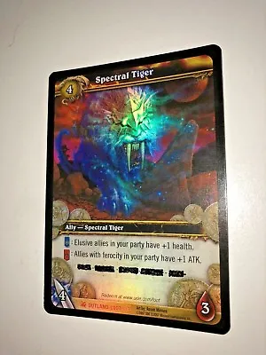 SPECTRAL TIGER Loot Card World Of Warcraft - WoW TCG LOOT - The Code Was USED • $99.99