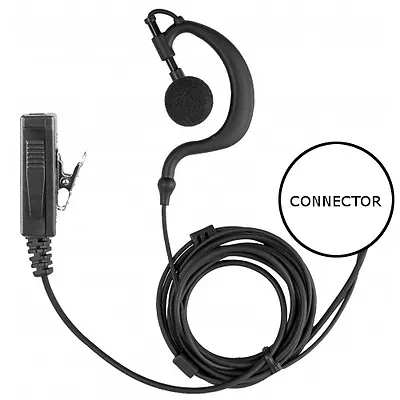 2-Wire Earhook Earpiece Clip-On PTT For Motorola EX GL GP PRO Series (See List) • $73.99