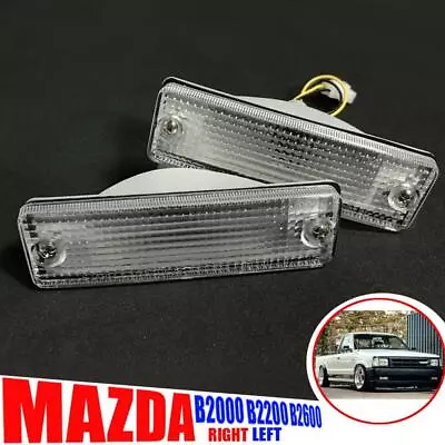 Front Bumper Lamp Signal Clear Lens For Mazda B2000 B2200 B2600 Pickup Truck • $24.83