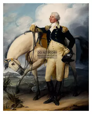 President George Washington At Verplanck's Point Painting 8x10 Photo • $8.49