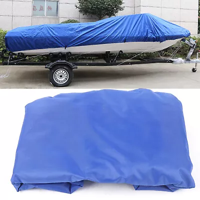 10-11ft 3.5m Blue Sail Cover Waterproof Fabric Mainsail Boom UV Protected Cover • $18.05