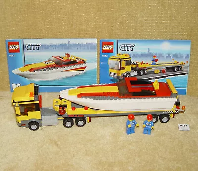 £19.99 • Buy LEGO Sets: Town: City: Harbor: 4643-1 Power Boat Transporter (2011) 100% W/INSTR