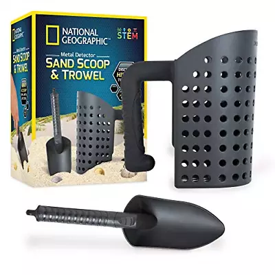 NATIONAL GEOGRAPHIC Sand Scoop And Shovel Accessories For Metal Detecting And • $24.55