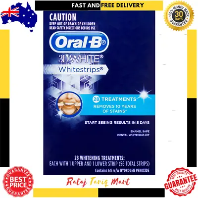 $55.79 • Buy Oral-B 3D White Whitestrips, 28 Treatments