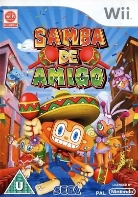 Samba De Amigo - Nintendo Wii - PAL - With Booklets • £2.89