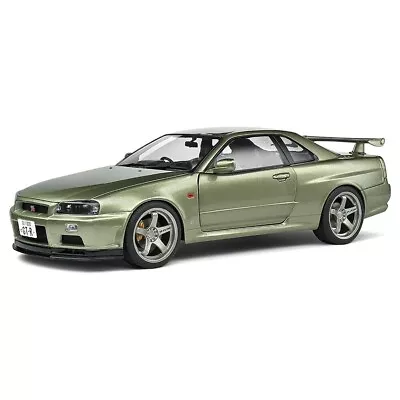 Solido 1999 NISSAN SKYLINE GT-R (R34) NEW In Box 1:18 GREEN S1804308 • $47.25