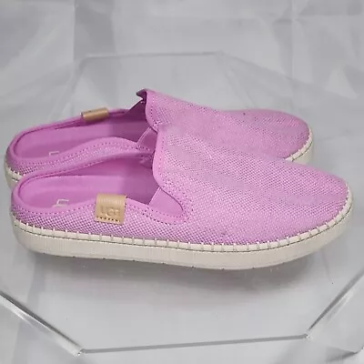 Ugg Delu Women 8 Bubble Gum Pink Canvas Slip On Slides/Mules/Sneakers/Clogs • $19.99