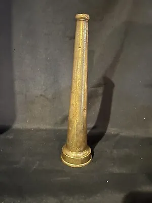 Vintage Firefighting Hose Solid Brass NOZZLE ~12” • $9.95