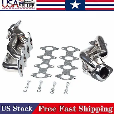 Shorty Headers For 04-10 Ford F150 5.4L 330 V8 XL XLT FX4 King Ranch Lariat NEW • $169.99